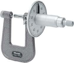 Micrometer Special version For measuring sheet and strip metal.