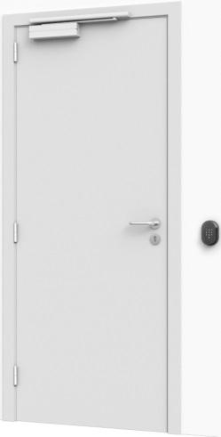Secured Door w/ Electric Lock - Solenoid Solution family: Interior Door solution Solution group: Single-Wood-Self Closing- Access Control Description The ASSA ABLOY Belgium solution for secured
