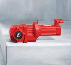 A light aluminum housing, compact design, wear-free gearing and the oil filling independent of the mounting position are the distinctive features of this drive, which convinces also in fast and