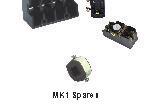 Spares for MK Starters New MK Spares Spare kit with hardware (4 sets of contacts) Single moving contact Push button unit Arc shield Contact bridge