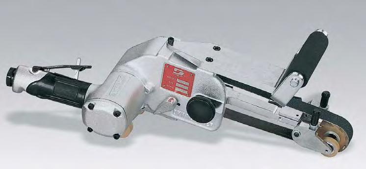 Pull tool toward operator for faster material removal. Model Motor Motor Sound Abrasive Belt Size Maximum Air Flow Max.