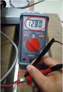 (When the power is on, LCB battery voltage is less than 6 VAC) 2) SOLUTION: 1) Check the battery wire