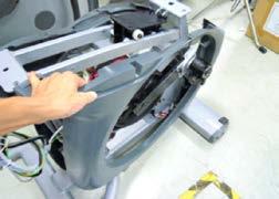 13) Turn the crank to the slotted portion of the shroud