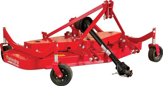 3 Point Hitch Finish Mowers Quick hitch ready for a speedy clip on & off Numerous adjustable parts to accomplish a wide variety of mowing needs Low maintenance machine and the little maintenance