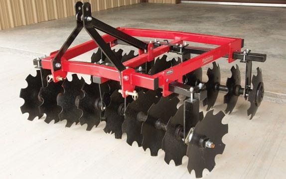 weight 2 3/4 spikes at 4 on centers 3pt hitch frame is 16 wide to accommodate concrete blocks