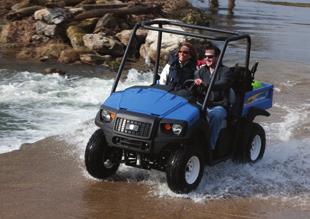Choose 2WD or 4WD, two-or four-passenger, gas or diesel, and pick from a grand selection of options and accessories.