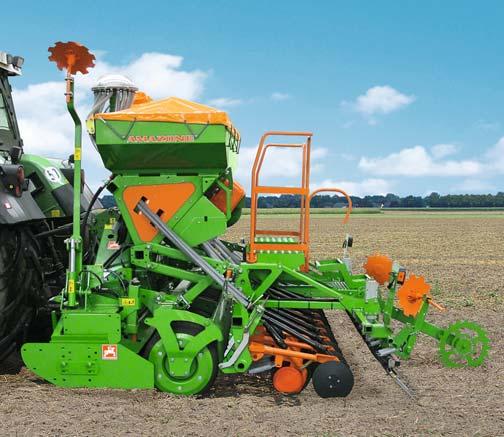 Cultivating, consolidating and sowing Liftpack system 34 35 In combination with AD-P pneumatic pack-top mounted seed drills Of course, the construction of AMAZONE pneumatic seed drills is optimally