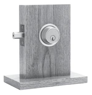 Lock is ield-reversible for right hand or let hand doors.