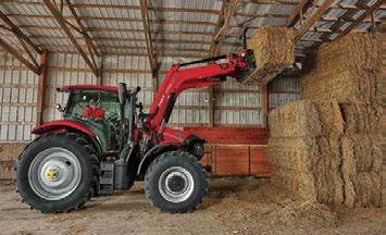 WORKHORSE VERSATILITY THAT HELPS YOU DO MORE, MORE EFFICIENTLY When you need a tractor that can seamlessly go from loading the mixer wagon during morning chores to cutting and raking hay in the