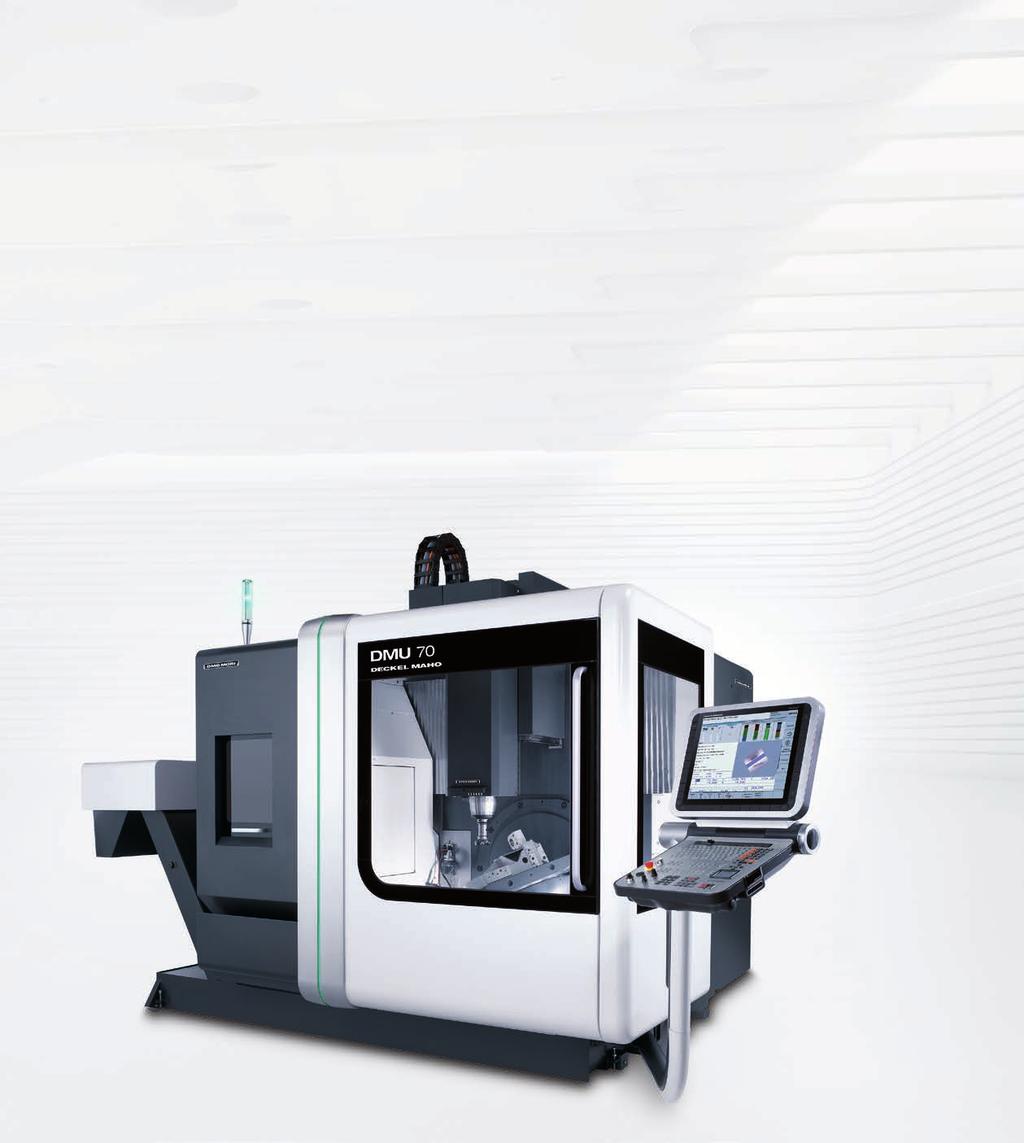 DMU 50 / 70 Series New design, 3D controls, digital drives and speeds up to 18,000 rpm. The DMU 50 / 70 Series is designed to flexibly produce individual and small series parts.