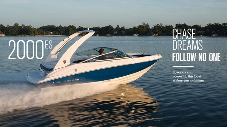 REGAL ADVANTAGES FasTrac Hull Design The FasTrac hull gives you more