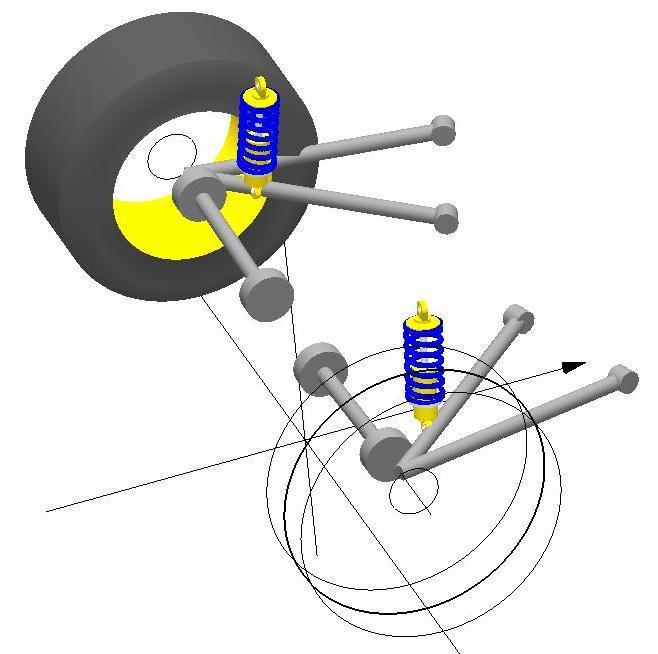 4.2 Suspension Concept Selection Figure 7: Example of a Trailing Arms Suspension (Isaac-Lowry, 2004) (Date Accessed: Feb.