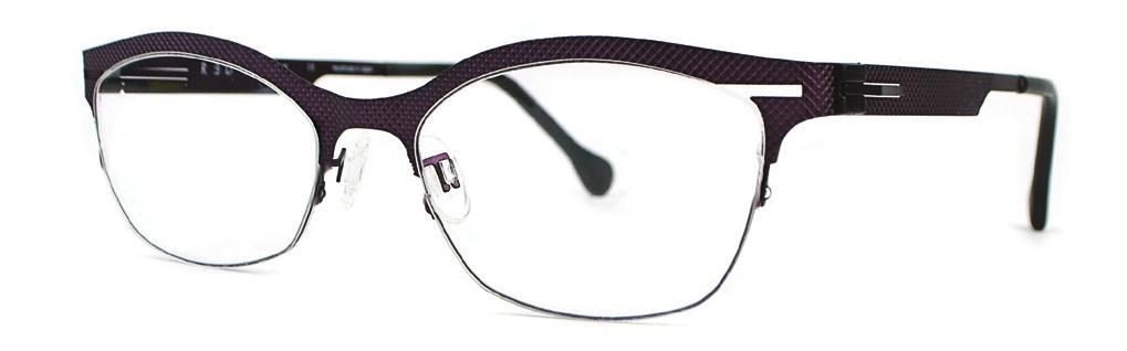 SIENA A 53 B 36 ED 54 DBL 18 TMPL 140 6510 - IMPERIAL PURPLE The Siena is a vintage-inspired feminine frame that exudes style and impeccable craftsmanship.