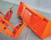 2-LEVER QUICK COUPLER (Optional) Kubota s quick coupler features two levers to make