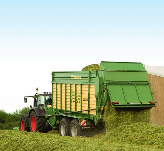 MX 320 GD, 350 GD Self-unloading forage wagons with solid steel extensions Heavy-duty