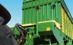The articulated drawbar adjusts hydraulically to the tractor s hitch height. It s easy. 2.