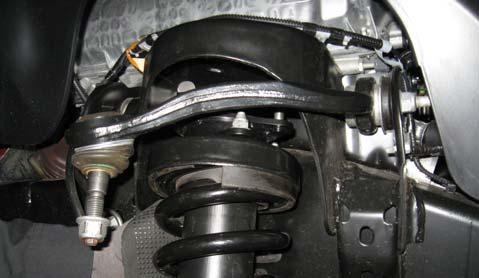 : Reinstall the knuckle to the upper ball joint and secure using the OE nut. Torque the upper ball joint nut to factory specifications.