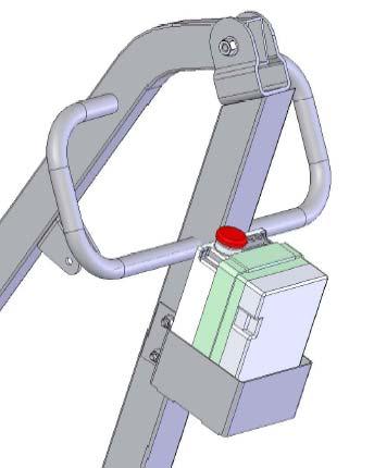 the nuts. Step 4. Place the control box inside the bracket.