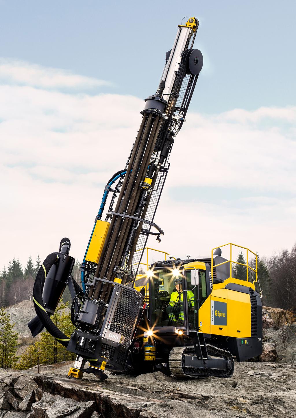 FlexiROC D60/D65 Surface drill rig for quarrying and construction FlexiROC D60