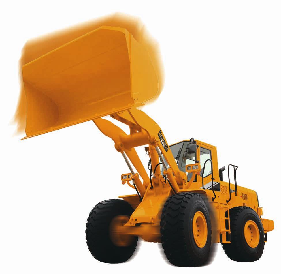 WHEEL LOADER Direct-injection, turbocharged 149kW(200hp) engine Operating weight 20ton, Bucket capacity 2.6-3.