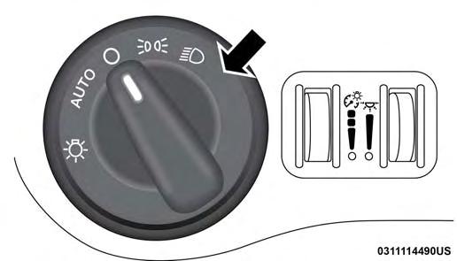 This switch controls the operation of the headlights, parking lights, instrument panel lights, instrument panel light dimming, interior lights