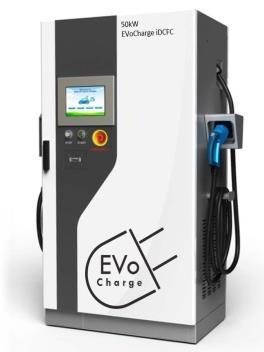 5 50kW DCFC Level 3 Fast Charger Dual Port: CHAdeMO & CCS (SAE Combo) Level 3, 50kW Output DC Fast Charger UL Listed RFID Card Reader for User Authentication (Access Control) Network Connectivity via