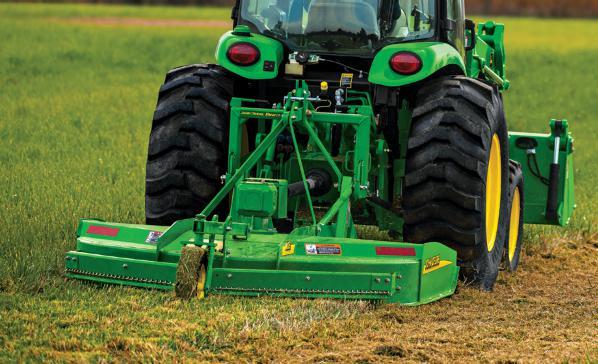 From backhoes to wheel rakes, John Deere and Frontier commercial-grade implements not only do it all,