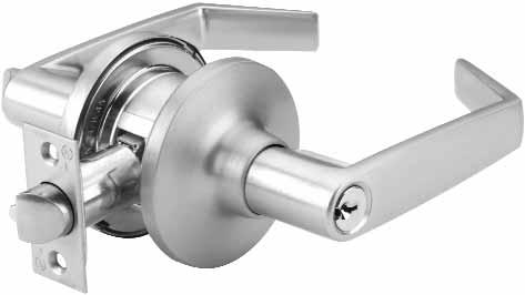 To meet the aesthetic needs of your project, these versatile locks are available in a range of lever and knob trim designs - choose between the LR, LC, or LG lever trim or the KR or KB knob trims.