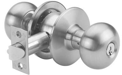 CK700 Series Trim Designs The CK700 Series Cylindrical Locks are available in two knob designs KB