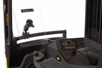 360 steering If you prefer the endless 360 steering system, the Tergo has this optional feature. By using the personal PIN code, the 180/360 steering functionality is your individual choice. 5.
