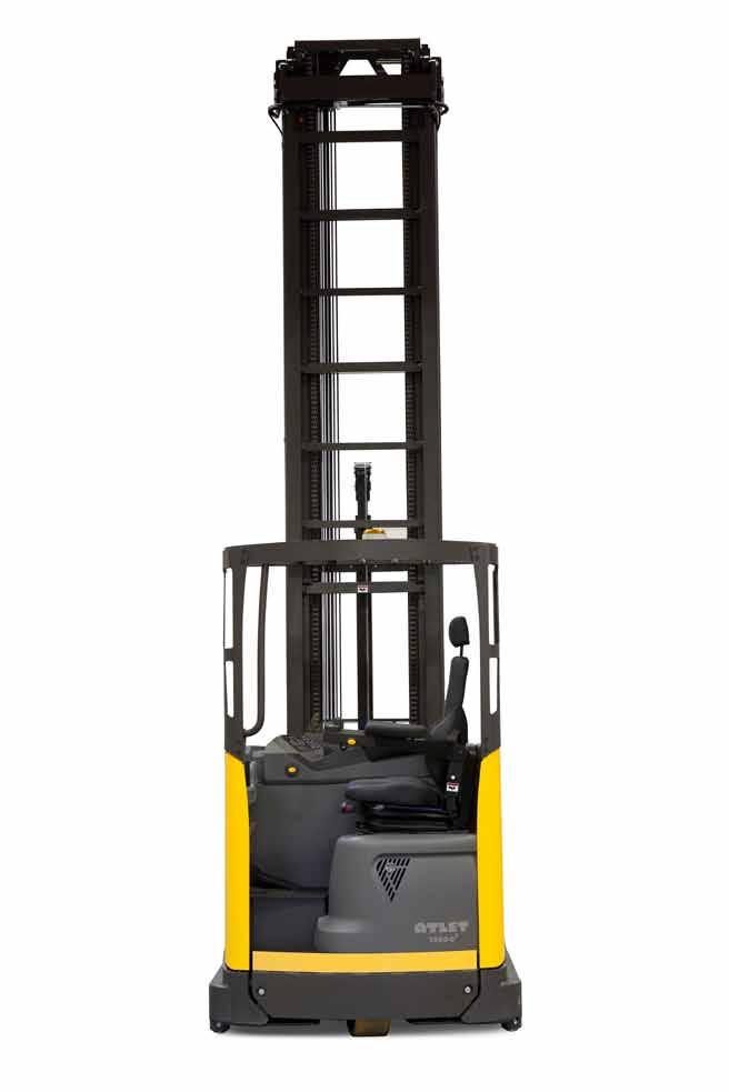 Tergo UHD The tougher it gets, the more muscles you need. The toughest operations leave no space for compromises. Just like the Atlet Tergo UHD reach truck.