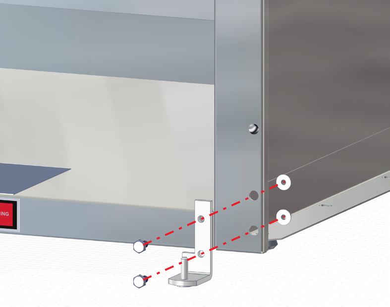 Obtain the intermediate hinge opposite of the currently installed hinge. 1.