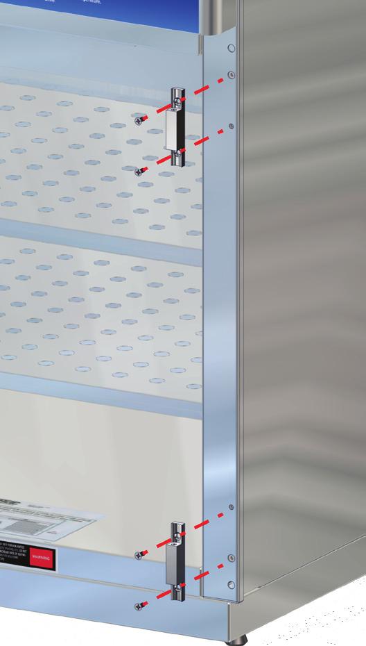 Glass Doors Hinge Reversal Following are instructions for the removal, hinge reversal, and re-installation of Glass