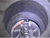 Check before turbocharger installation Foreign object damage to impeller. Please confirm whether a impeller lock nut sticks by all means.