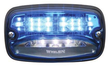 400 V-Series Models have 3-in-1 180 wide-angle warning, illumination, and puddle light Surface mount, supplied with rubber gasket Warning segment has 25 Scan-Lock flash patterns lightheads to be