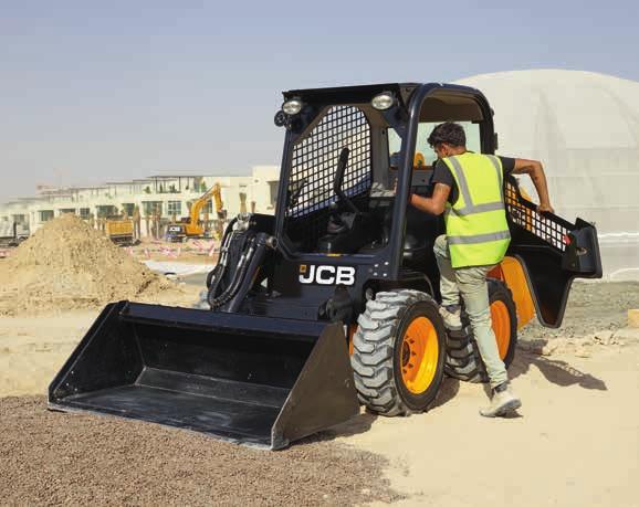 SAFETY AND SECURITY. THE JCB 135 HD AND 155 HD ARE BUILT TO HELP YOU TO WORK HARDER IN DIFFICULT ENVIRONMENTS.