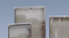 COMBIESTER High Impact Resistance boxes, moulded from GPR (glass-fibre reinforced polyester) with easy mechanization, no