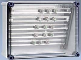 120 mm or 2x185mm2 Enclosure provided with 4 or 5 terminal bars.