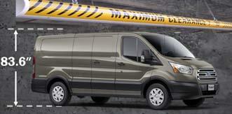 Maintained low roof height offering and standard 60/40 side cargo