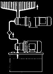 safety valve, adjustable from 1 to 20 bars IV=pump inlet (distribution pump) V = pressure ports (distribution pump) Twenty-circuit units Fig.