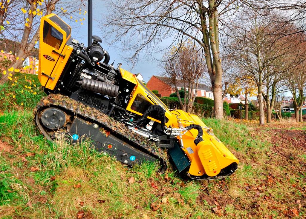 Rather than adapting conventional mowing technology, the McConnel machine features a suite of special features that make it perfect for tackling steep sided embankments and challenging environments.