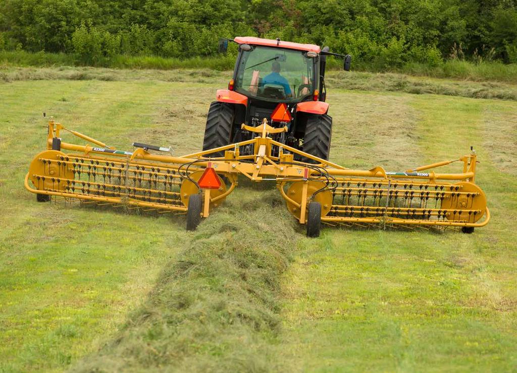 In fact, they actually help produce better bales because now you can prepare clean, box-style windrows perfectly matched to
