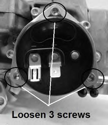 Run a second wire from the terminal marked (-) to a good ground. See Fig. 21. Figure 21 Figure 22 2. There are two primary adjustments: the fast idle speed screw and the choke timing.