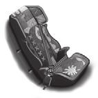 Safety Recommended child seats Range of recommended child seats which are