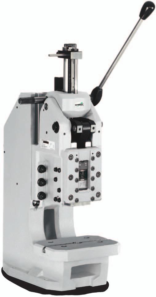 SCHMIDT Toggle Presses with Square Ram Optimum guidance and anti-rotation Do you need a high force at the end of stroke for material-transforming processes?