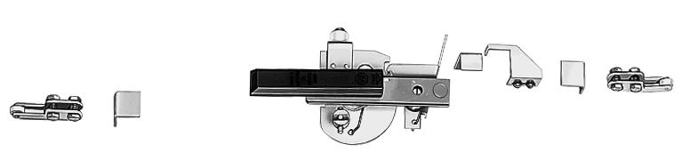Bulletin 1494 Accessories Field-Installed 1494F-L2 and 1494F-L3 Description Type 12 Door Hardware Kit includes: handle, cam, defeater actuator lever, rollers, and shims. Enclosure heights 30 in.