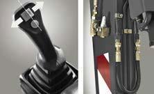 warning beacon Hydraulic system Hydraulic piping: Hammer & shear hydraulic piping (max. flow: 70 lpm / 18 gpm, max. pressure: 26.