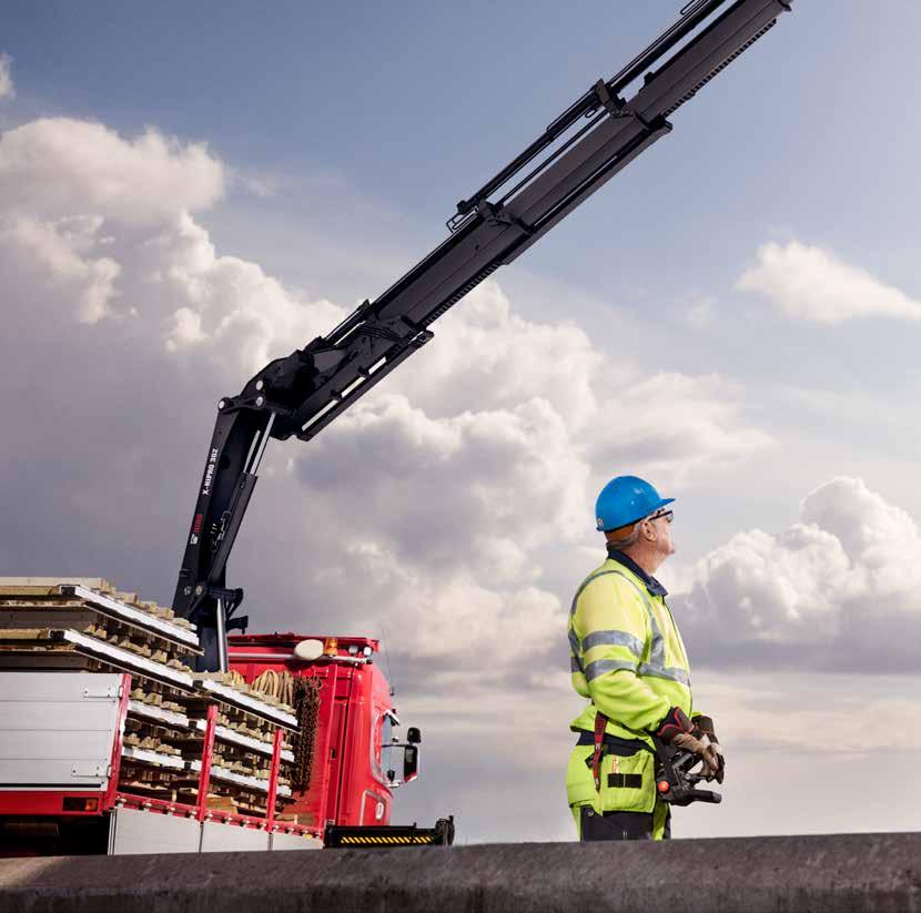 ALWAYS THE BRIGHT When you choose a HIAB mid-range crane, you choose more than good looks. You make a wise choice, because underneath the sleek black finish is a truly versatile workhorse.
