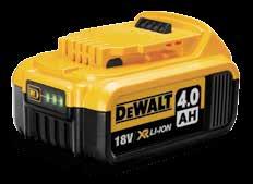Impact Energy 105 Joules Nails per charge For more information on the DEWALT XR Range,