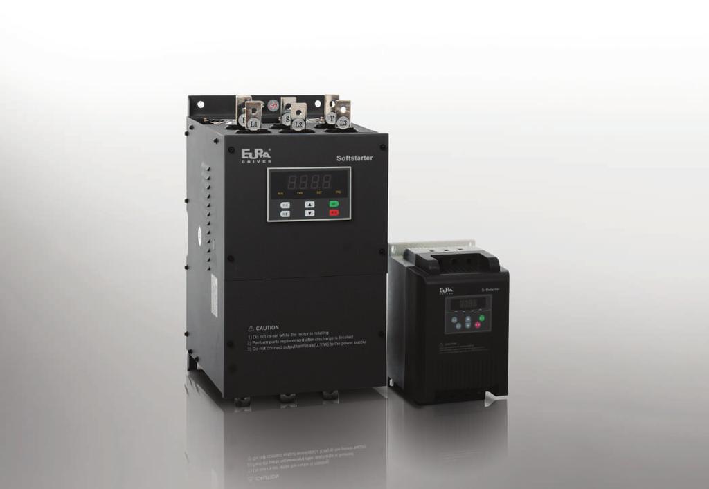 EURA Drives Products & Application Guide 5 / 6 15 kw - 500 kw FREQUENCY INVERTER HFR 1000 / 2000 For smooth start of any kind of asynchronus motors, reduction of inrush current and mechanical stress.